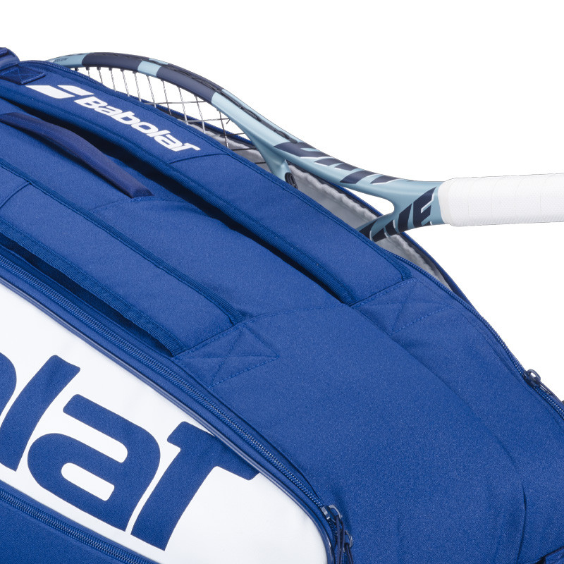Sac de tennis Babolat Thermobag 9 Court L bleu et blanc 2025