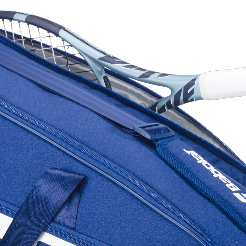 Sac de tennis Babolat Thermobag 6 Court M bleu et blanc 2025