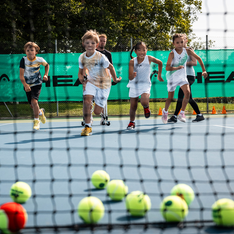 Tube de balles de tennis Head Stage 2 Orange - Balles tennis 8-9 ans