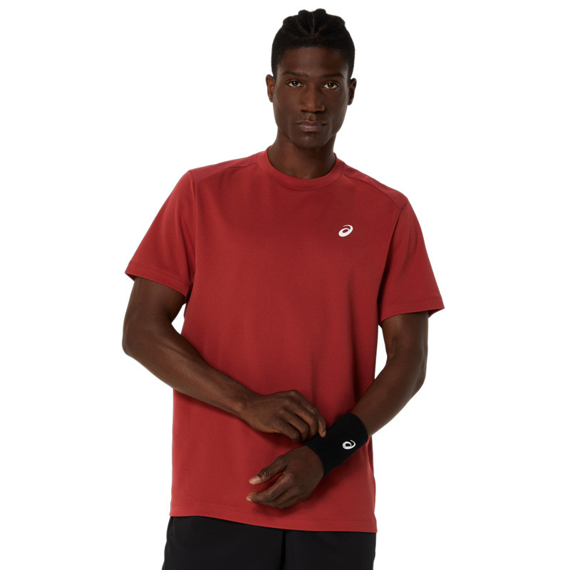 Tee-shirt de tennis Asics Court Top coloris rouge