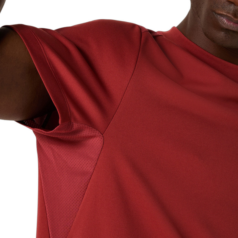 Tee-shirt de tennis Asics Court Top coloris rouge