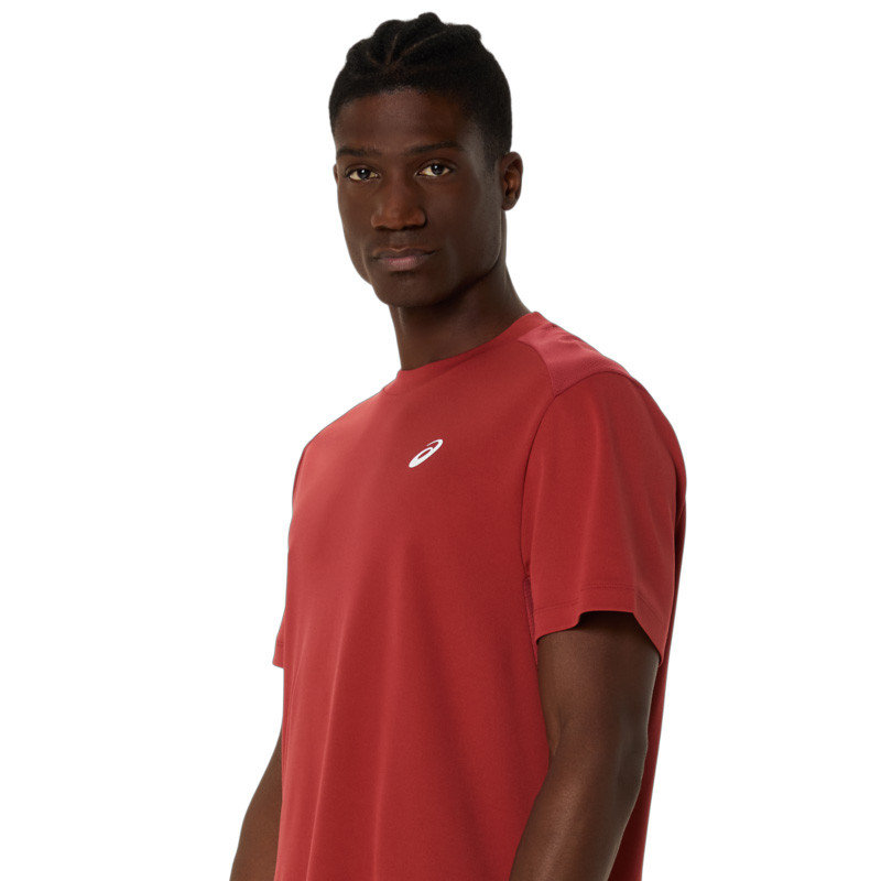 Tee-shirt de tennis Asics Court Top coloris rouge