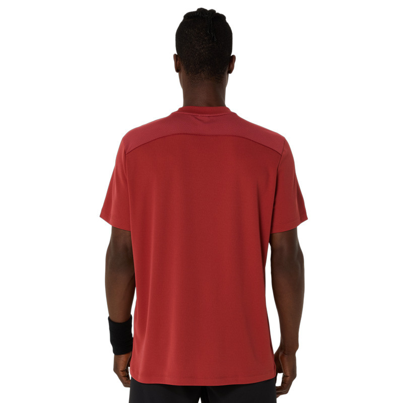 Tee-shirt de tennis Asics Court Top coloris rouge