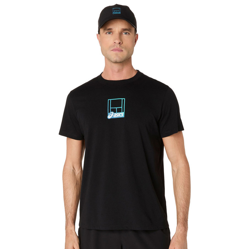 Tee-shirt de tennis Asics Core Graphic noir