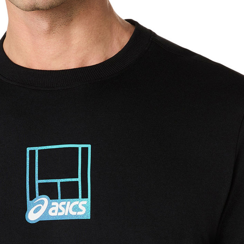 Tee-shirt de tennis Asics Core Graphic noir