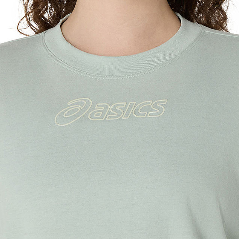 Tee-shirt de sport Asics pour femmes en coloris vert, coupe Regular