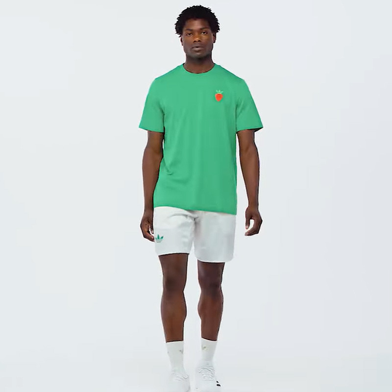Short de tennis homme Adidas Originals Pro Climacool Ergo blanc et vert