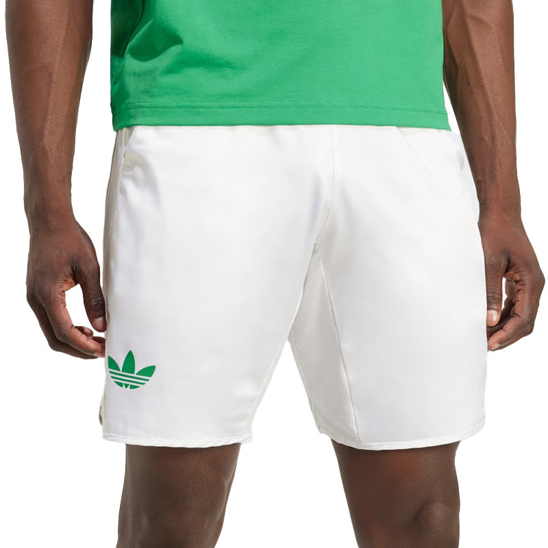 Short de tennis homme Adidas Originals Pro Climacool Ergo blanc et vert