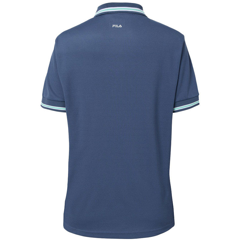 Polo de tennis Fila Button Piro coloris bleu nuit