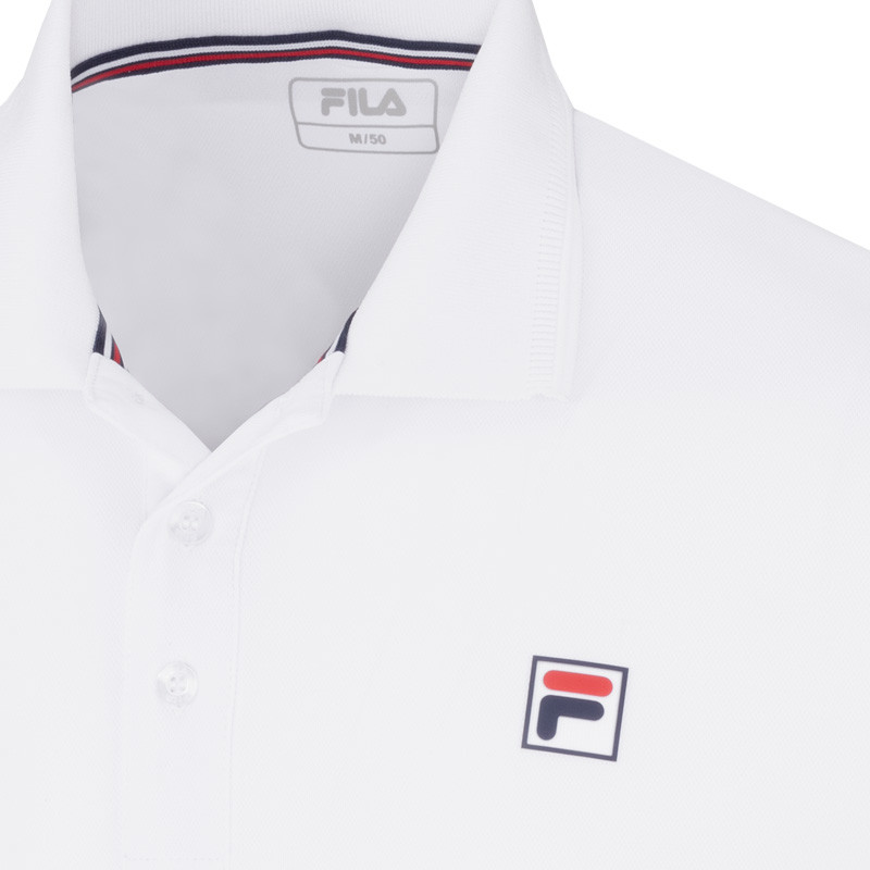 Polo de tennis Fila Hermano blanc