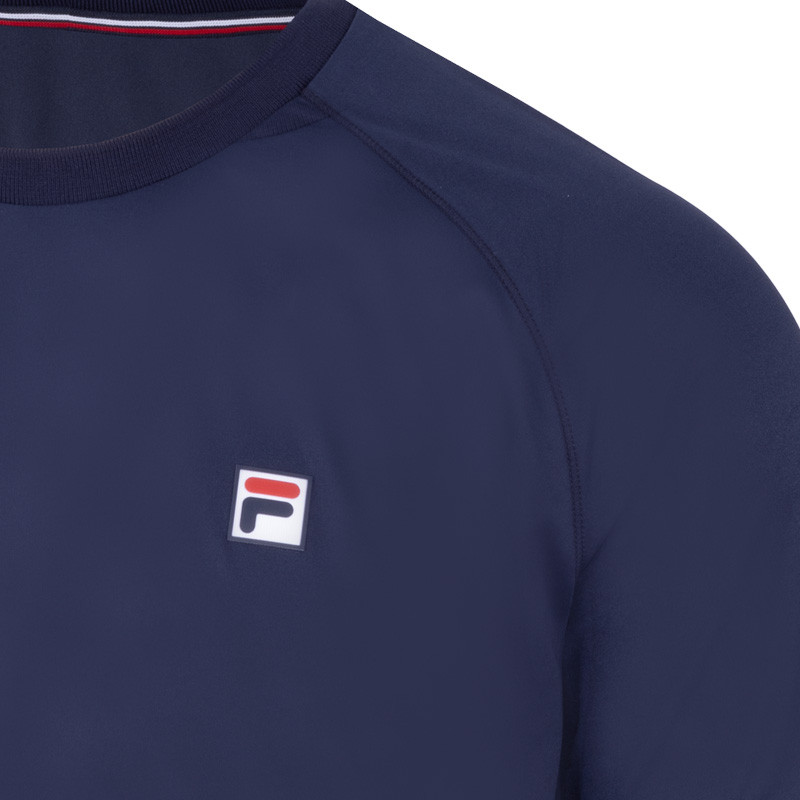 Tee-shirt de tennis Fila Holger bleu nuit