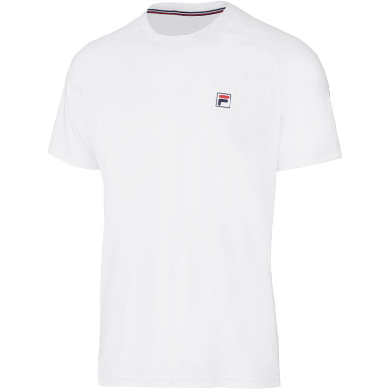 Tee-shirt de tennis Fila Holger blanc