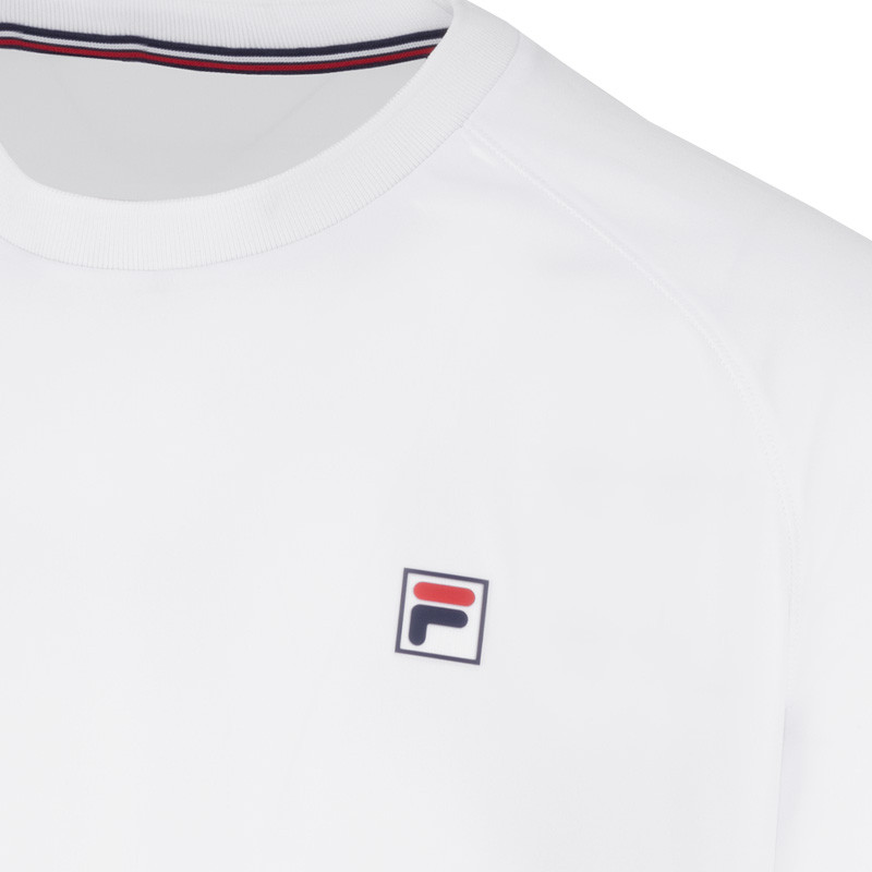 Tee-shirt de tennis Fila Holger blanc