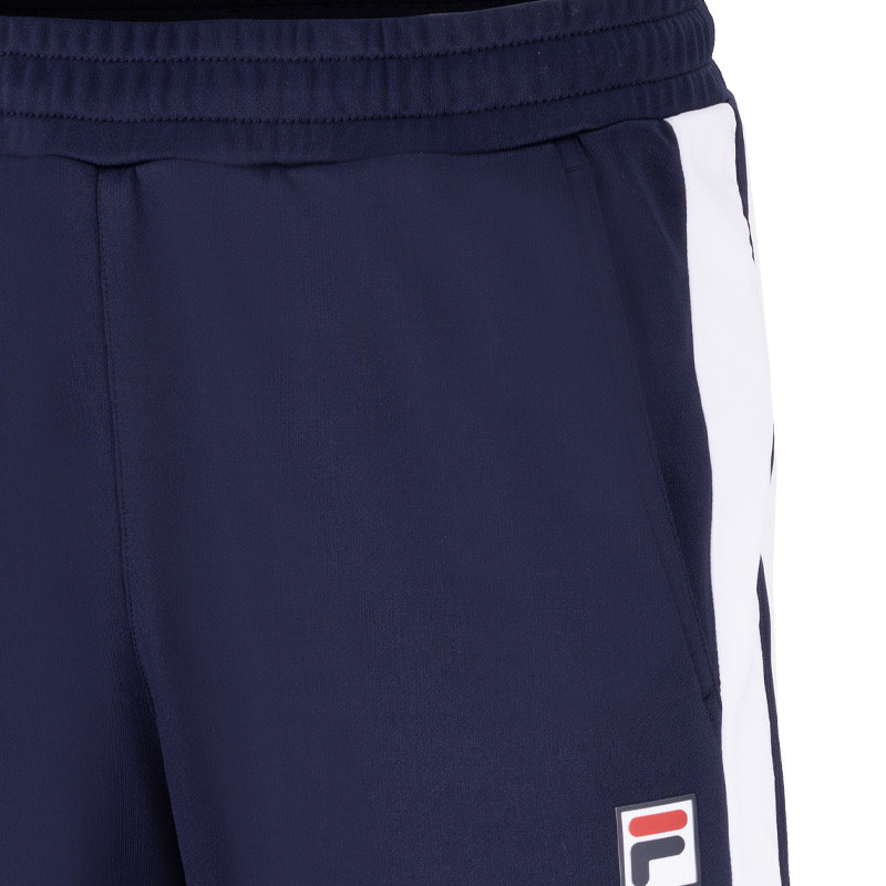Pantalon Fila Jan bleu marine et blanc