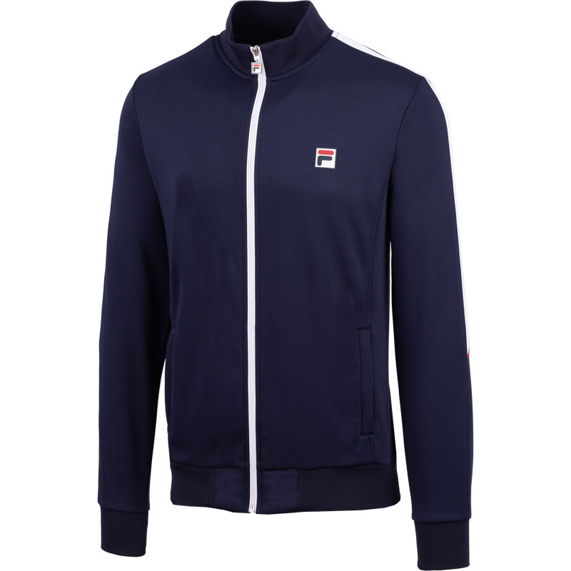 Veste de tennis Fila Manuel Jacket bleu marine