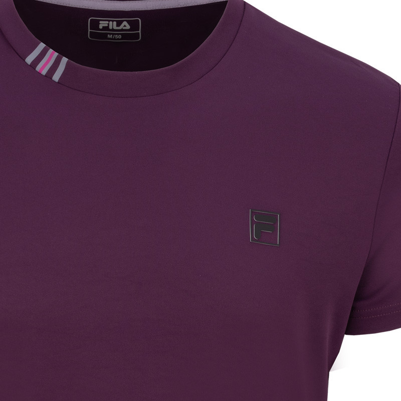 Tee-shirt de tennis Fila Mateo bordeaux