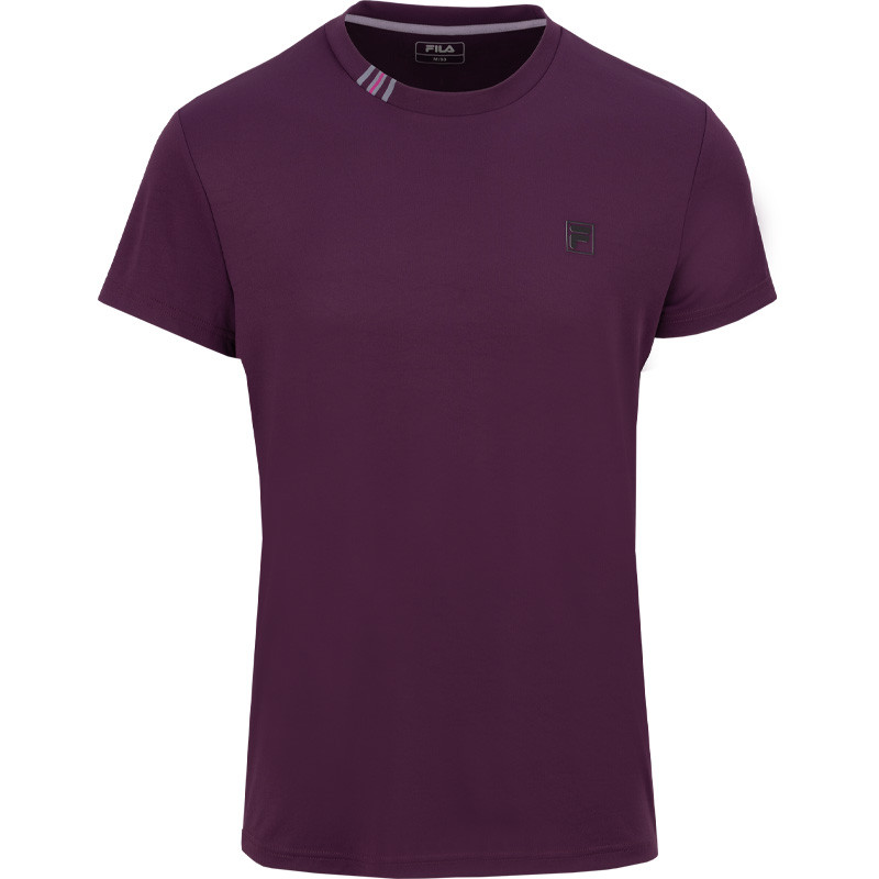 Tee-shirt de tennis Fila Mateo bordeaux
