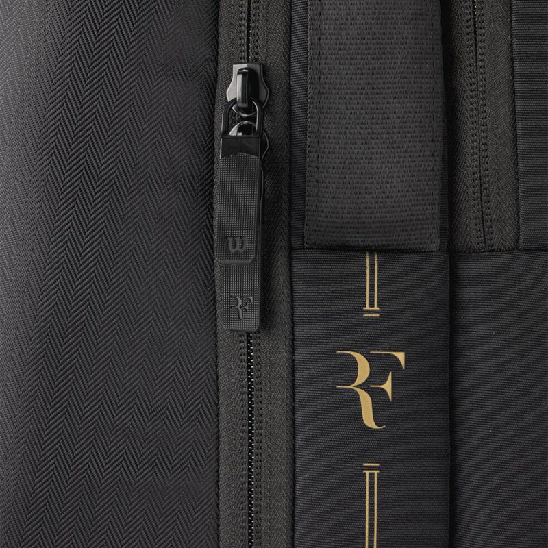 Sac à dos Wilson RF Backpack Laver Cup noir et doré