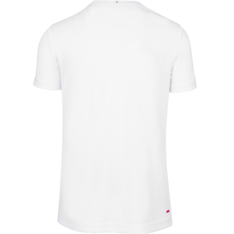 Tee-shirt de tennis Fila Miguel blanc et bordeaux