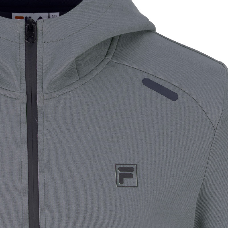 Veste de survêtement Fila Gideon SweatJacket gris clair