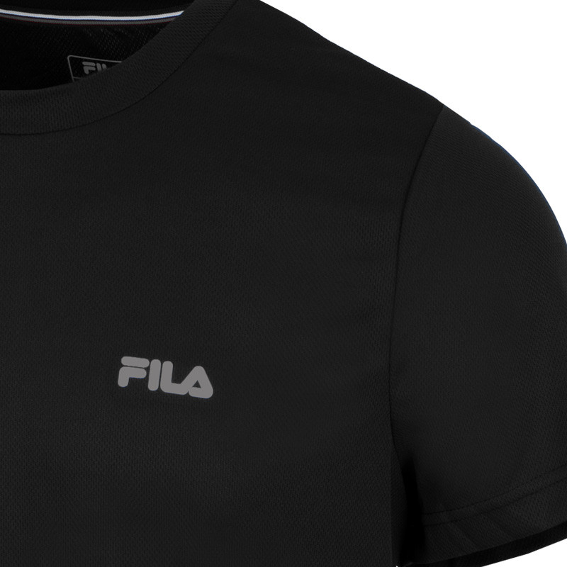 Tee-shirt de tennis Fila Small Logo noir