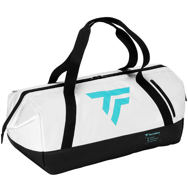 Sac de tennis Tecnifibre Tour Endurance Duffle blanc et turquoise