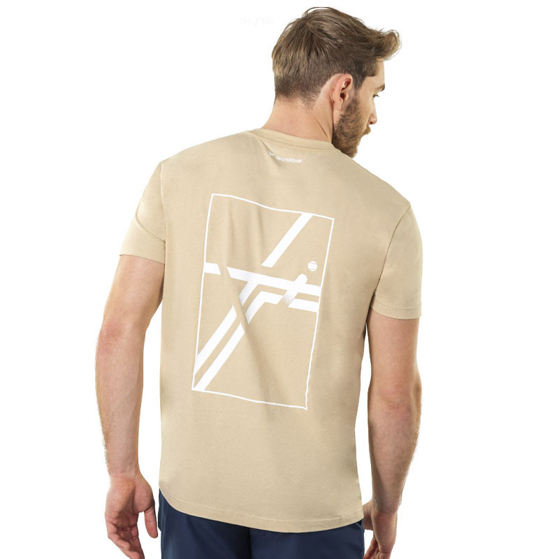 Tee-shirt homme Tecnifibre Tech Graphic beige