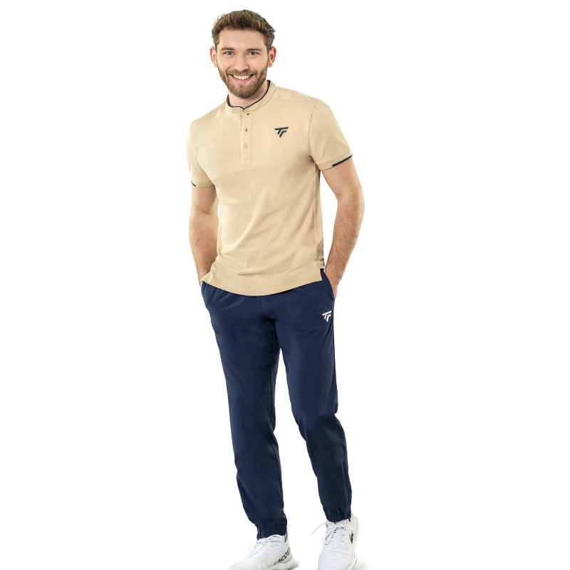 Polo piqué homme Tecnifibre Tech beige