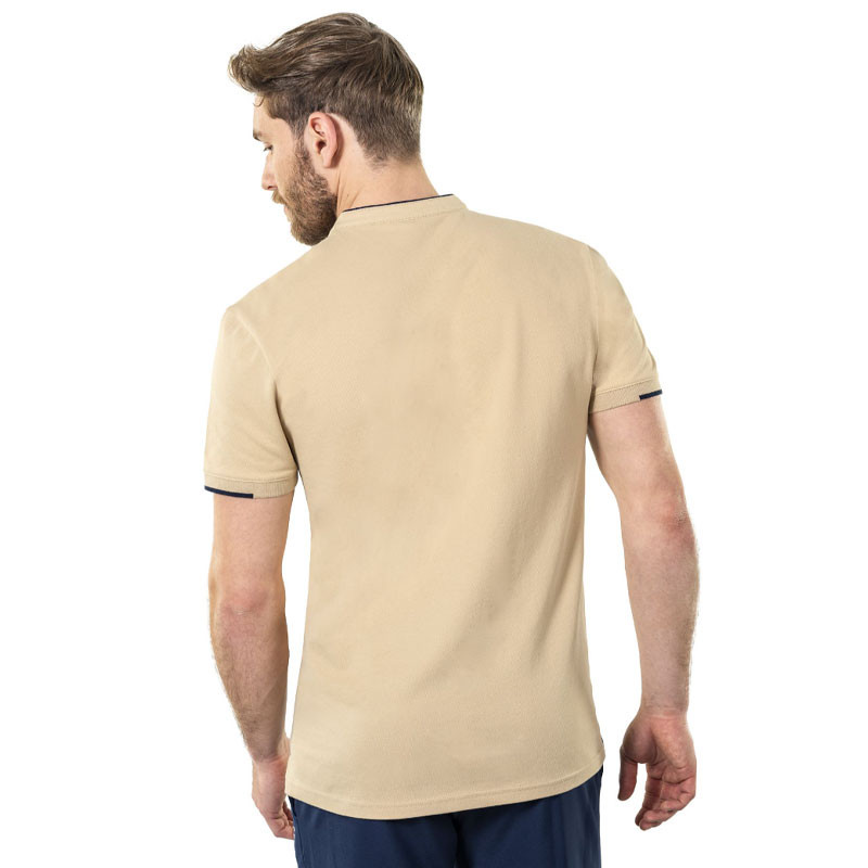 Polo piqué homme Tecnifibre Tech beige