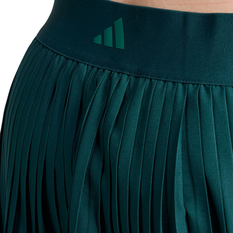 Jupe de tennis plissée femme Adidas Club verte