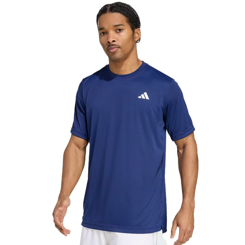 Tee-shirt de tennis Adidas Club Climacool bleu nuit