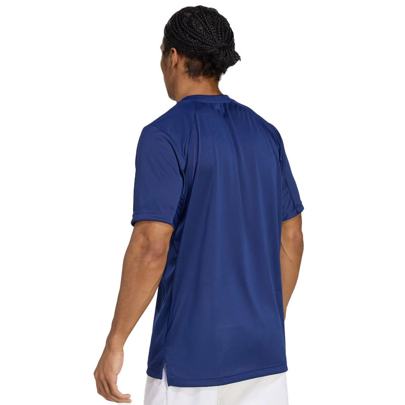 Tee-shirt de tennis pour homme Adidas Club Climacool bleu nuit