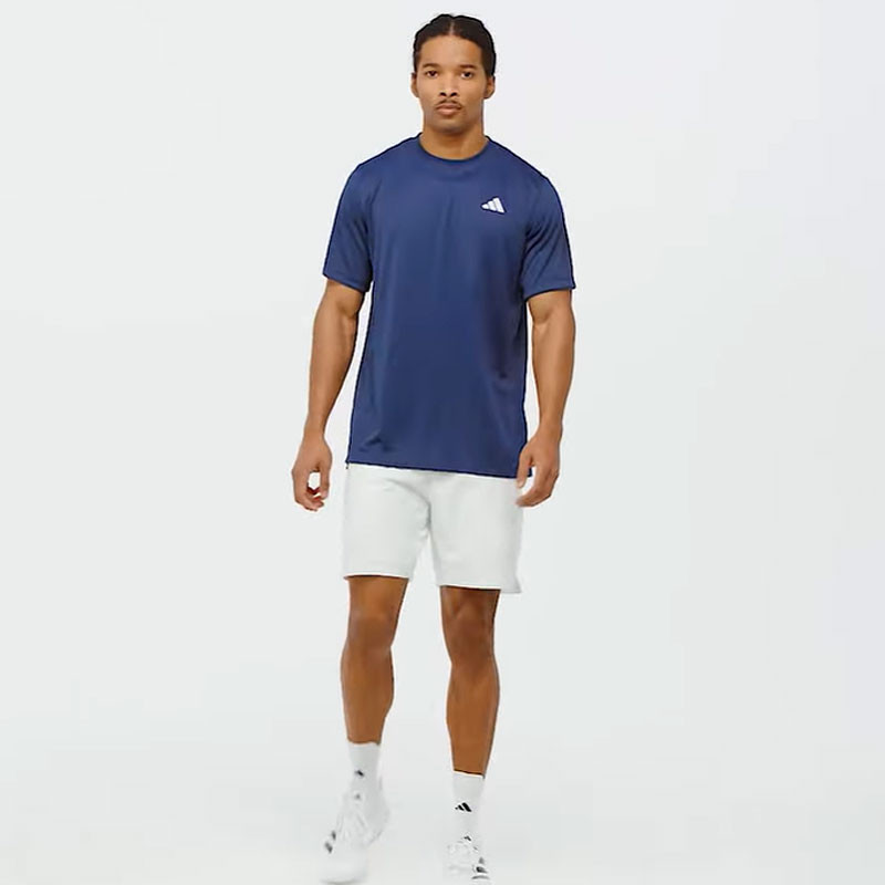 Tee-shirt de tennis Adidas Club Climacool bleu nuit