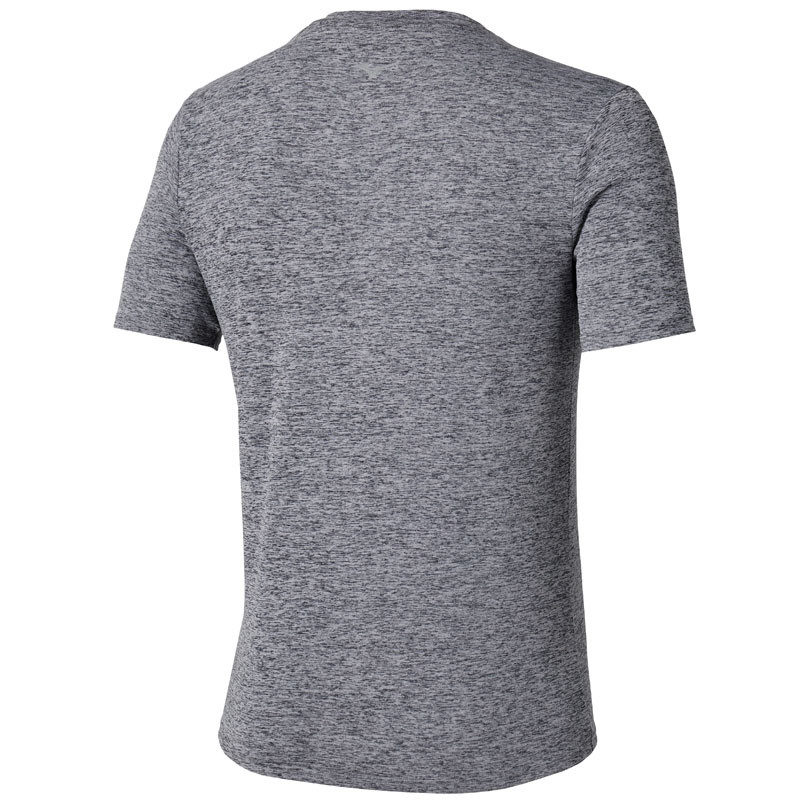 Tee-shirt de sport Mizuno Impulse Core coloris gris chiné