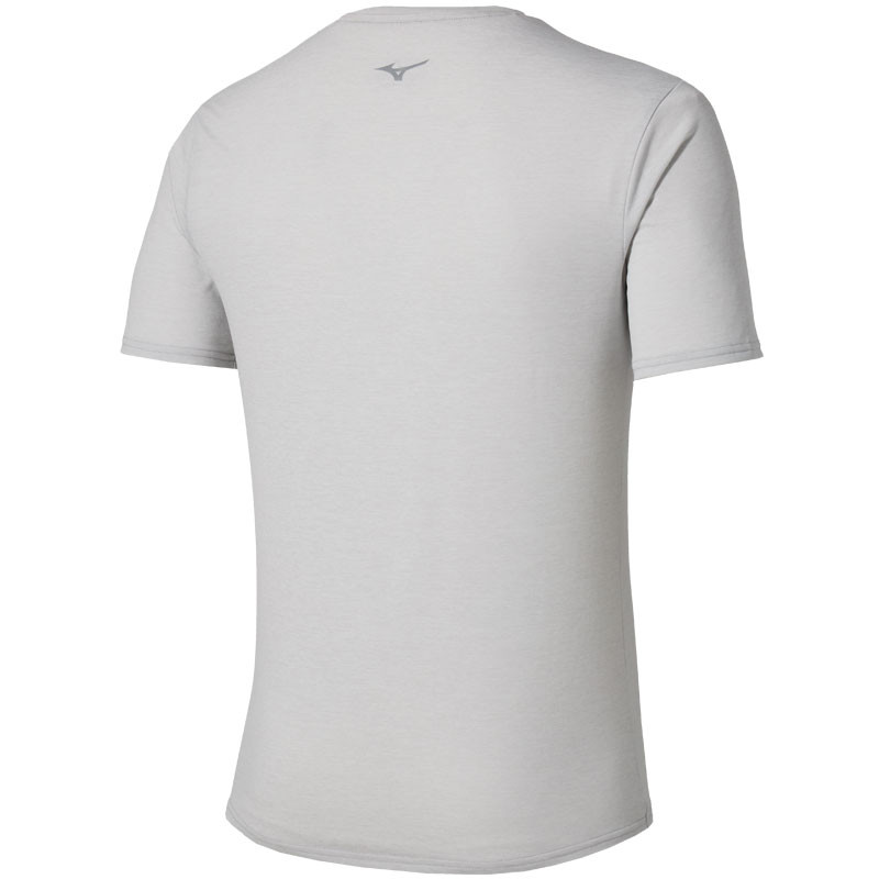 Tee-shirt Mizuno Runbird Core gris clair