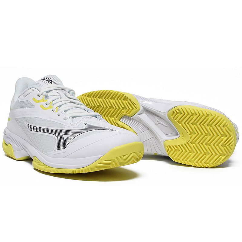 Mizuno Wave Exceed Court Clay femme blanc-jaune