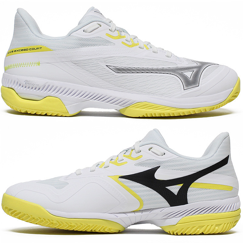Mizuno Wave Exceed Court Clay femme blanc-jaune