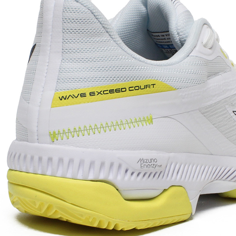 Mizuno Wave Exceed Court Clay femme blanc-jaune