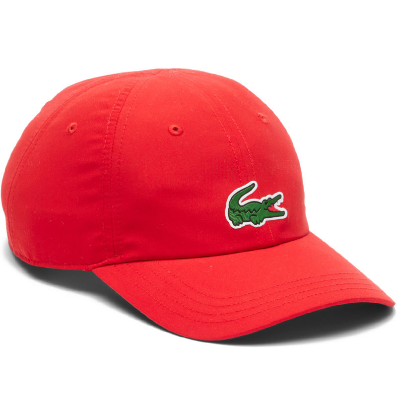 Casquette tennis Lacoste x Djokovic rouge