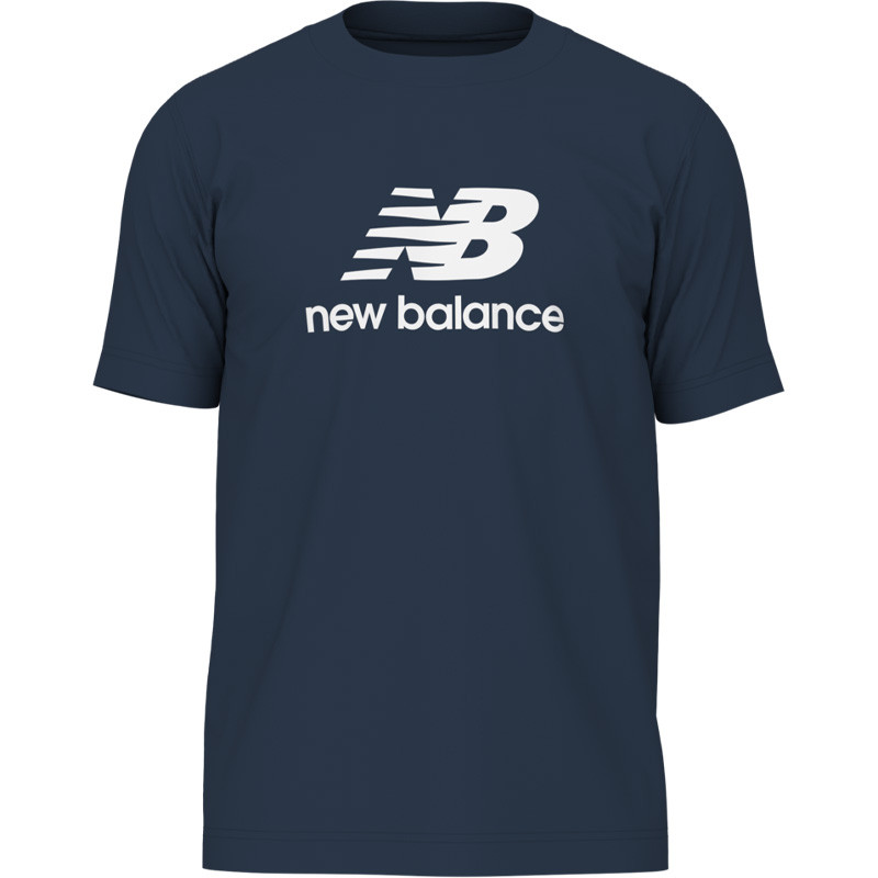 Tee-shirt de sport New Balance pour homme Essential logo coloris bleu