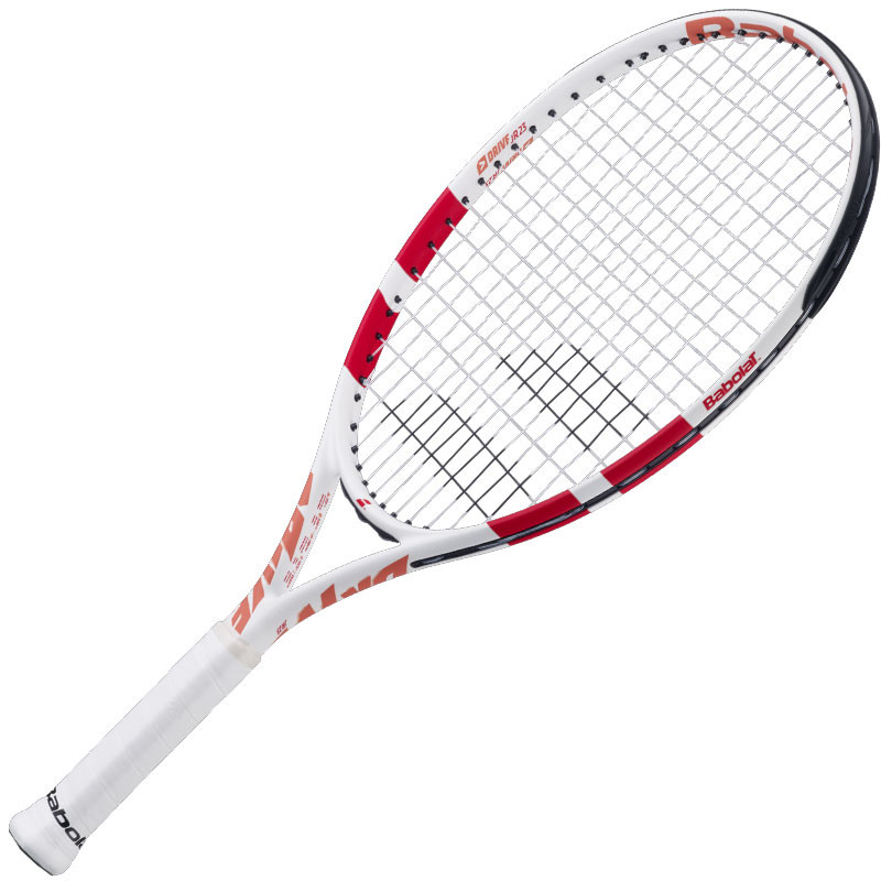 Babolat Drive Junior 23 blanche et rouge - Raquette de tennis enfant 7-8 ans