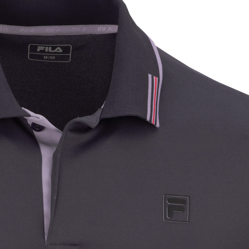 Polo de tennis Fila Alejandro gris foncé