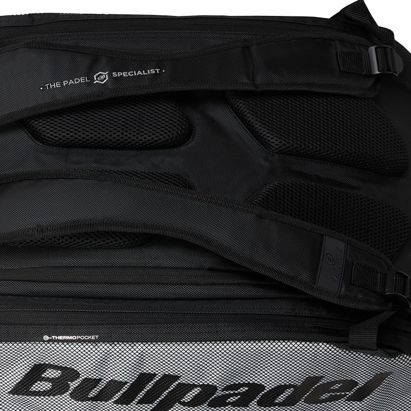 Sac de padel Bullpadel Vertex 2026 noir et gris