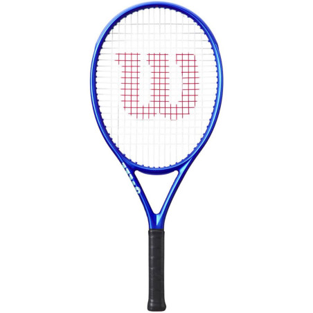 Wilson Roland Garros Elite Jr 25 Raquette De Tennis Enfant Non Cordée 225g - Blanc Bleu