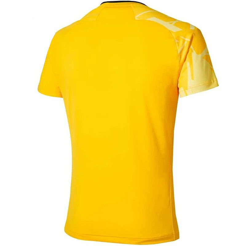 Tee-shirt de tennis Mizuno Shadow graphic jaune