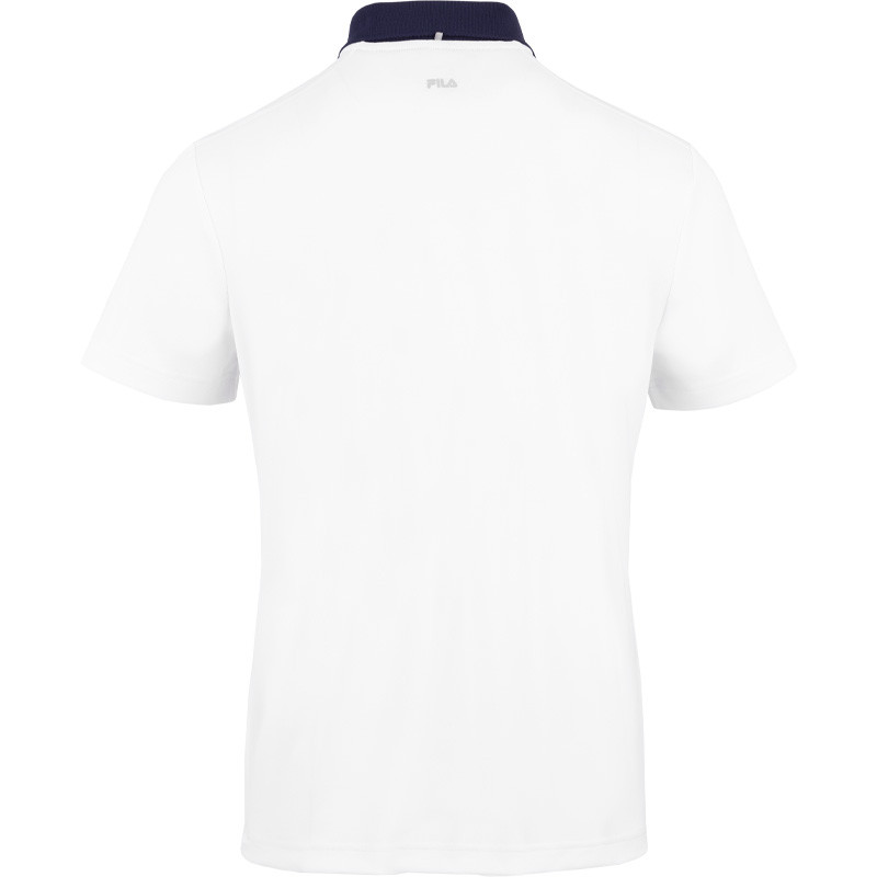 Polo tennis Fila Jayden blanc