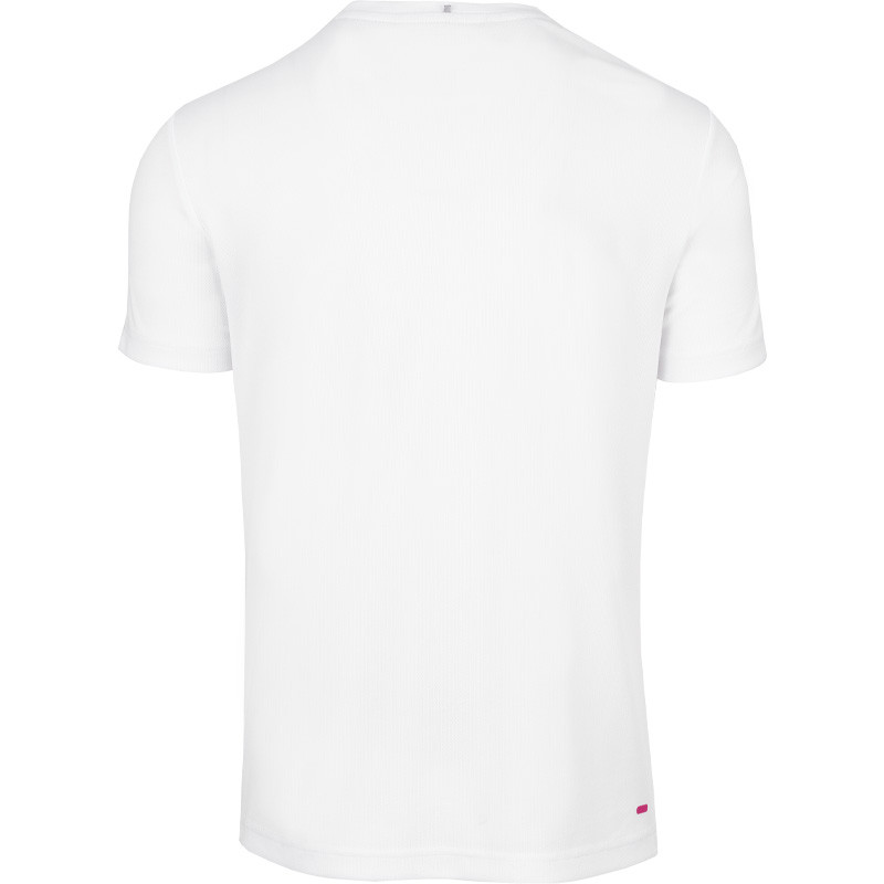 Tee-shirt de tennis Fila Miguel blanc et rose