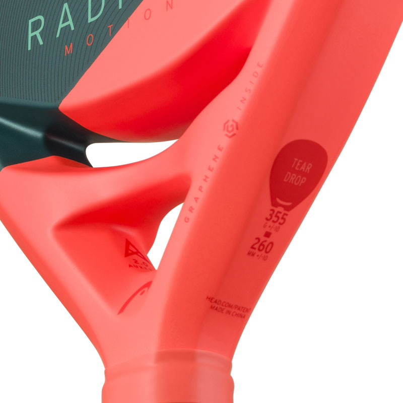 Head Radical Motion - Raquette de padel légère et polyvalente pour niveau confirmé