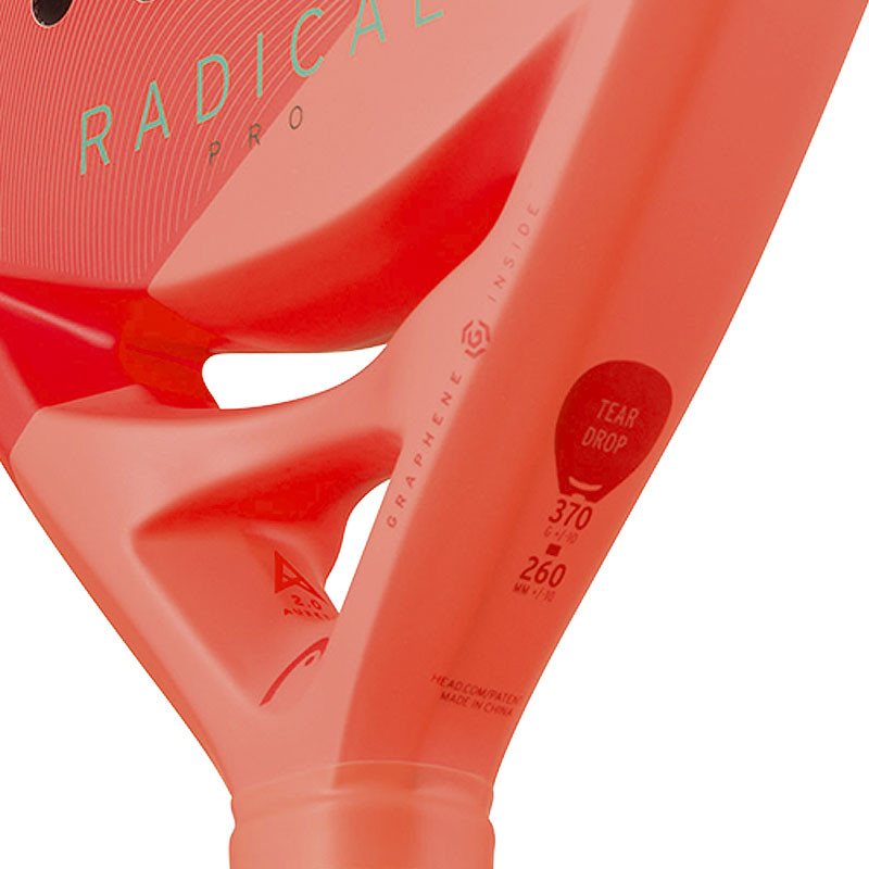 Head Radical Pro - Raquette de padel polyvalente et maniable niveau confirmé