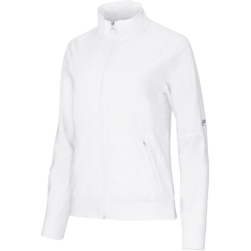 Veste de tennis femme Fila Astra blanche